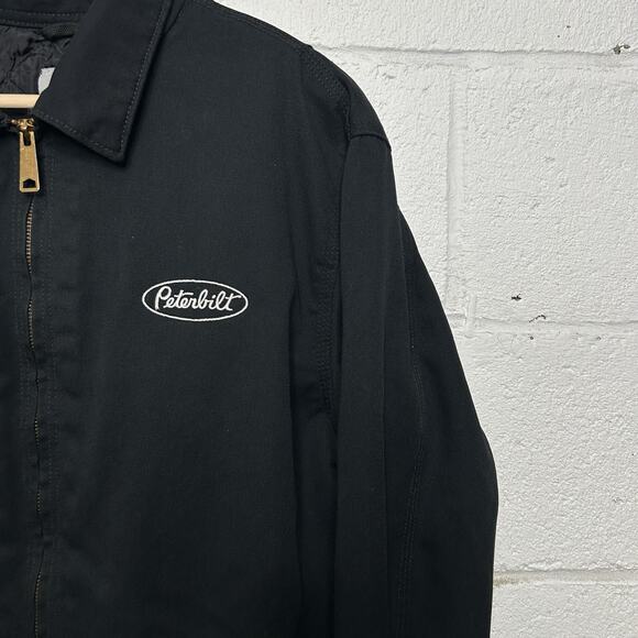 Carhartt Quilted Twill Detroit Work Jacket “Black” J293 - Picture 3 of 10
